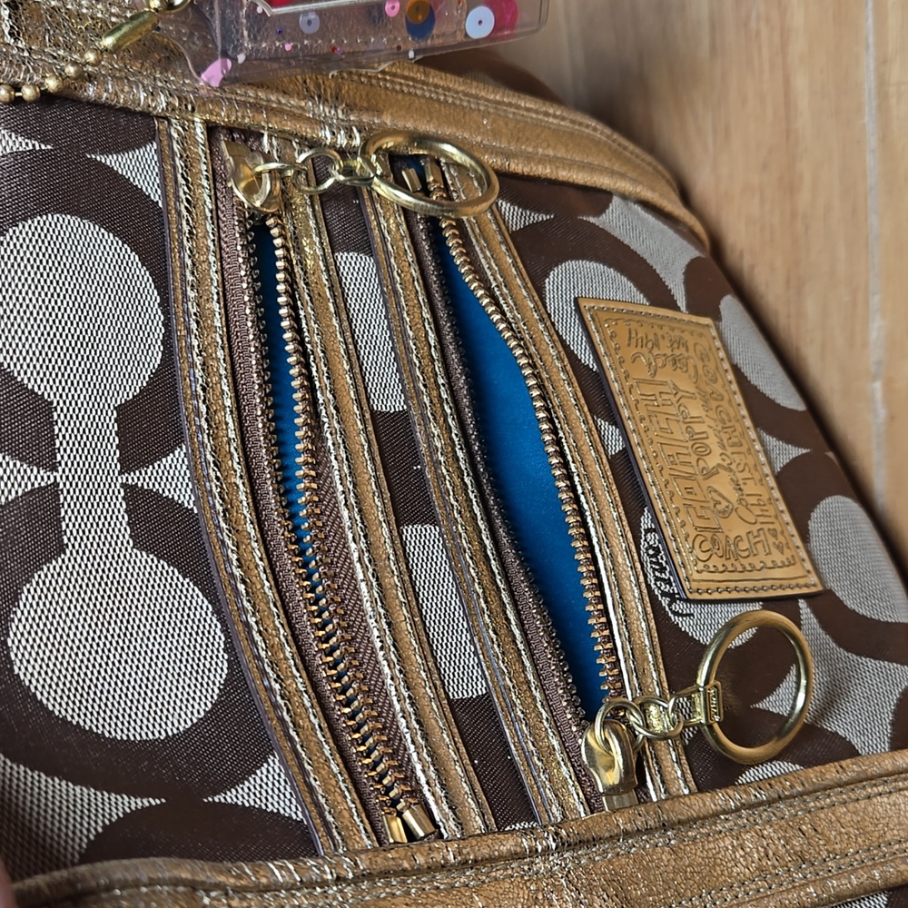 Coach Poppy Op Art Glam Tote #13826 - Picture 13 of 14
